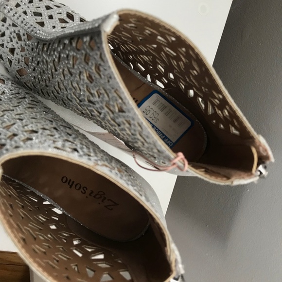 Silver Rhinestone Heels - Picture 5 of 5